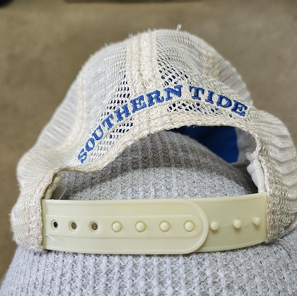 Southern Tide Blue Mesh Cap One Size - Picture 3 of 4